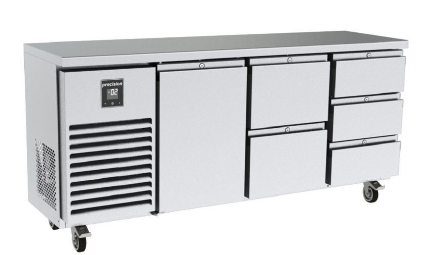 Picture of Precision 3 Section Counter Fridge
